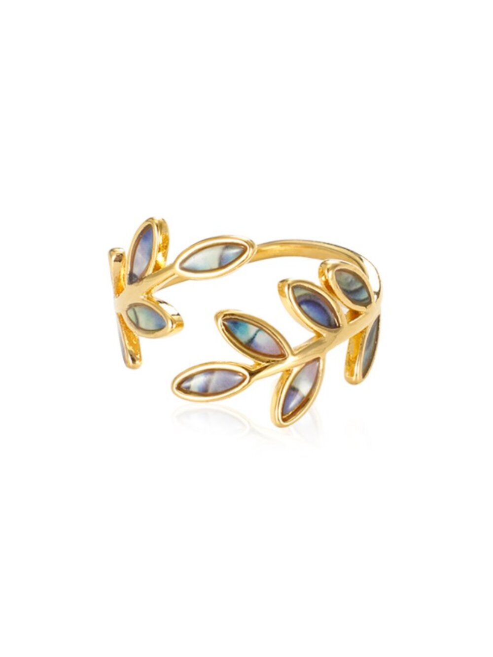 Elegant Leaves Ring - Picture 4 of 10
